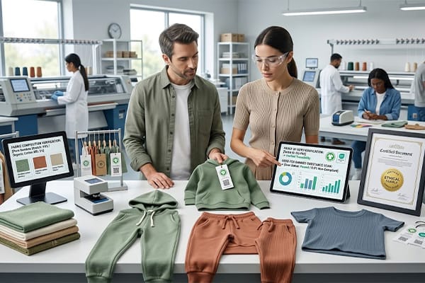 eco-friendly children's clothing companies certification and fabric documentation